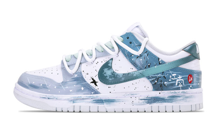 Nike Nike Dunk Leather Abrasion Resistant Breathable Slip Resistant Cushioning Lightweight Low top Skateboard Shoes Unisex