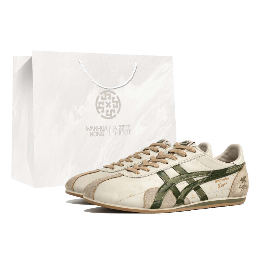 Onitsuka Tiger Runspark Low top Running Shoes Unisex Ecru