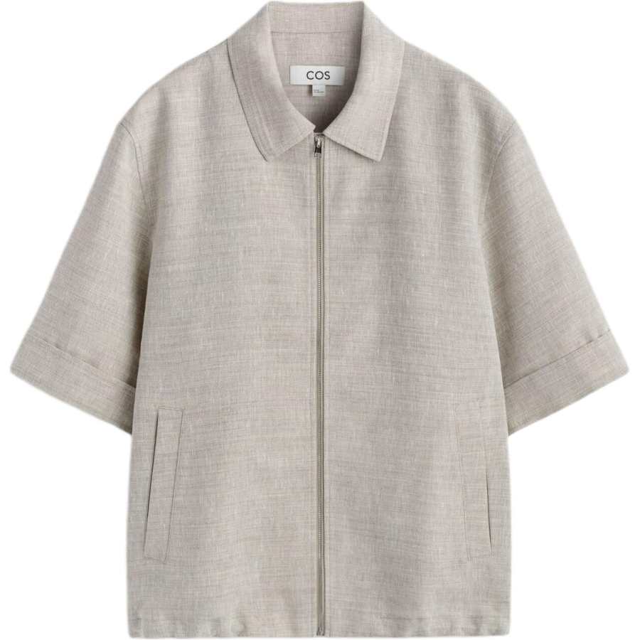 COS COS Shirts Men's Linen Lapel Moderate