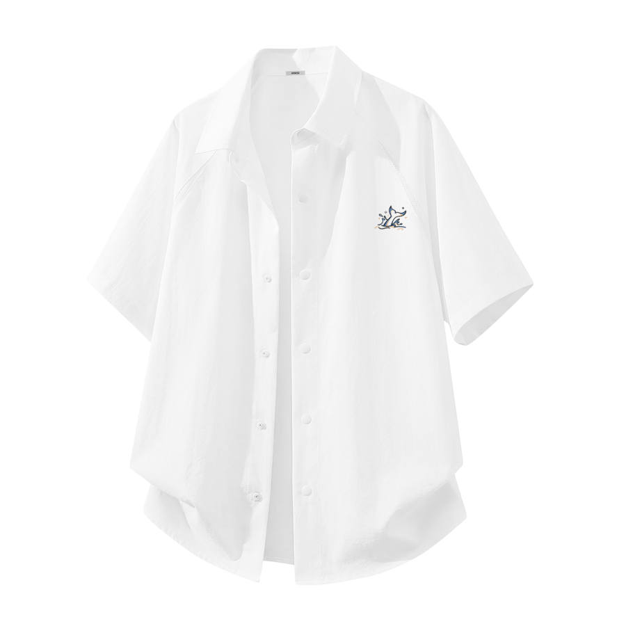 MINISO MINISO Shirts Unisex Lapel Moderate Shirt
