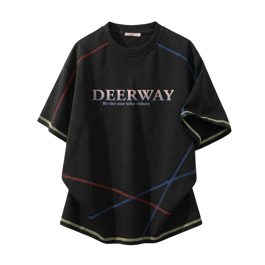 DEERWAY T Shirts Unisex Crew Neck Moderate Heavyweight