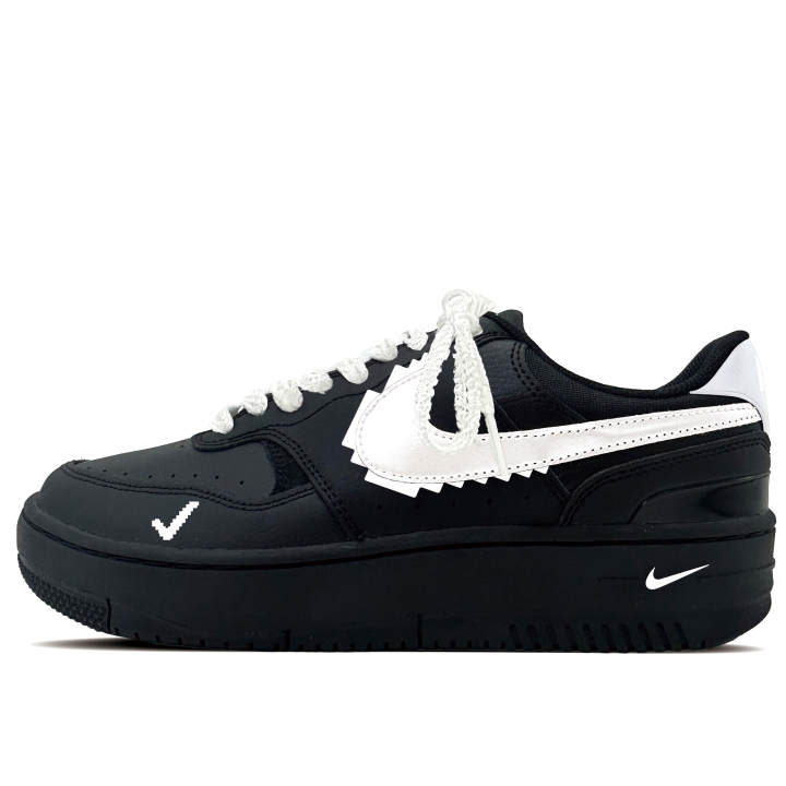 Nike Nike Gamma Force Akashagarbha Realm Synthetic Leather Abrasion Resistant Low top Skateboard Shoes Women's Black