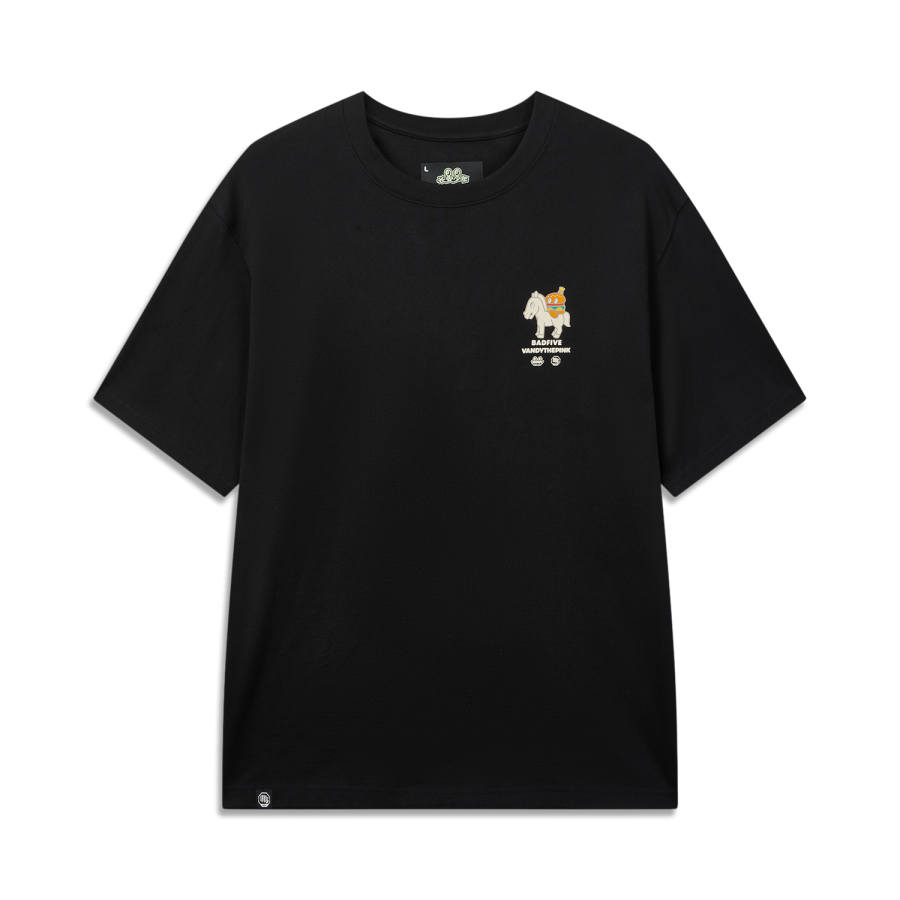 Li-Ning Li Ning x VANDY THRPINK BADFIVE T Shirt Men's Black