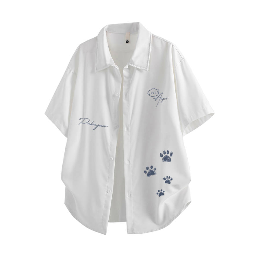 PAL ONGACO Shirts Unisex Lapel Thin Shirt