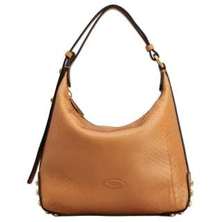 TOD'S Python Skin One Shoulder Handbag Mini Women's Brown