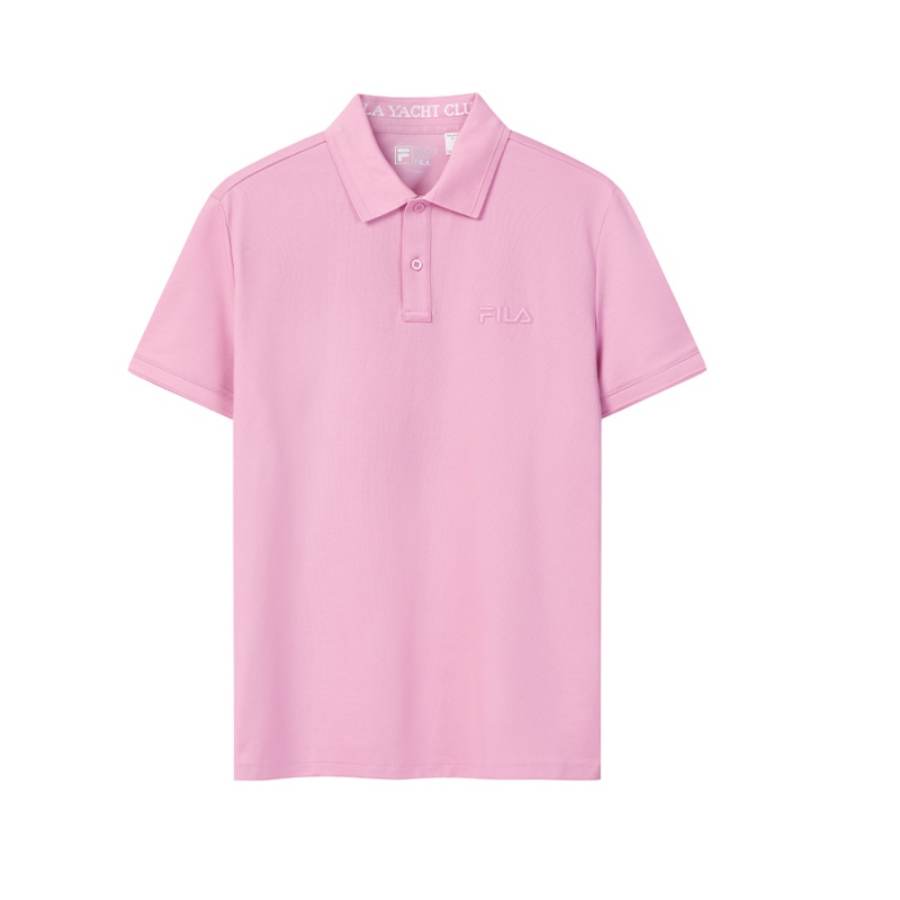 FILA Heritage Polo Shirt Men's Dusty Pink