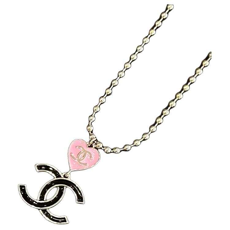 CHANEL Metal, Resin Necklaces Women's Gold