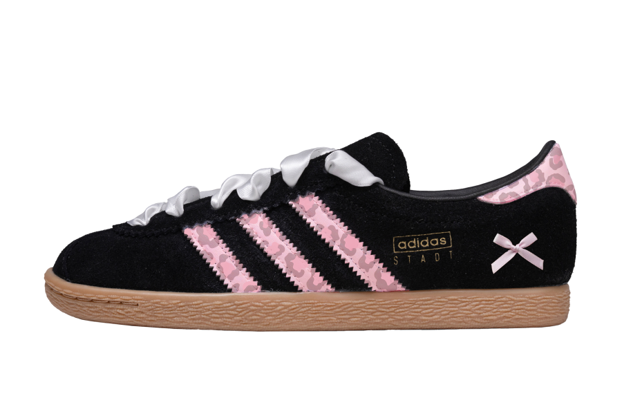 Adidas Originals Stadt Low top German Army Trainers Unisex Black Pink