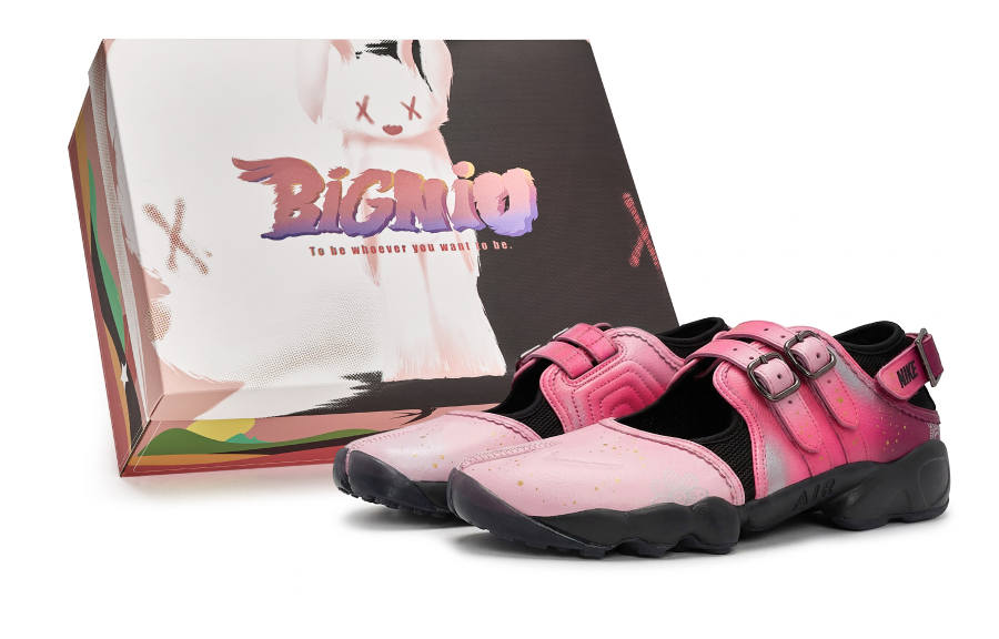Nike Nike Air Rift 811 Manufacturing, Rift Valley Pink, Special Shoe Box Low top Casual Shoes Women's Black Silver Pink Gold
