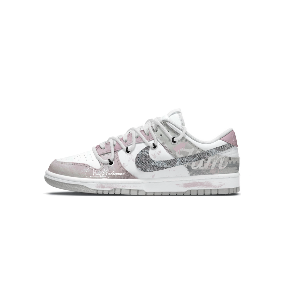 Nike Nike Dunk Retro 'Grey Fog' Abrasion Resistant Low top Skateboard Shoes Men's