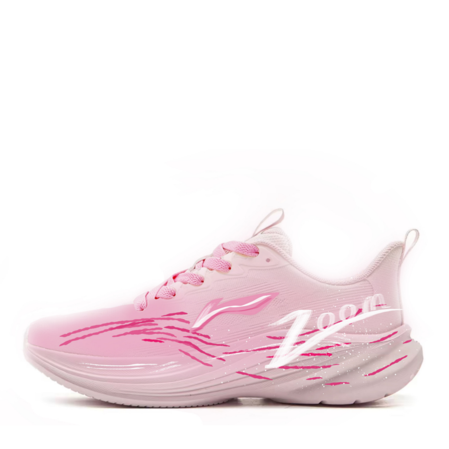Li-Ning Li Ning Light Breeze Low top Casual Physical Fitness Test & Exam Running Shoes Women's Pink