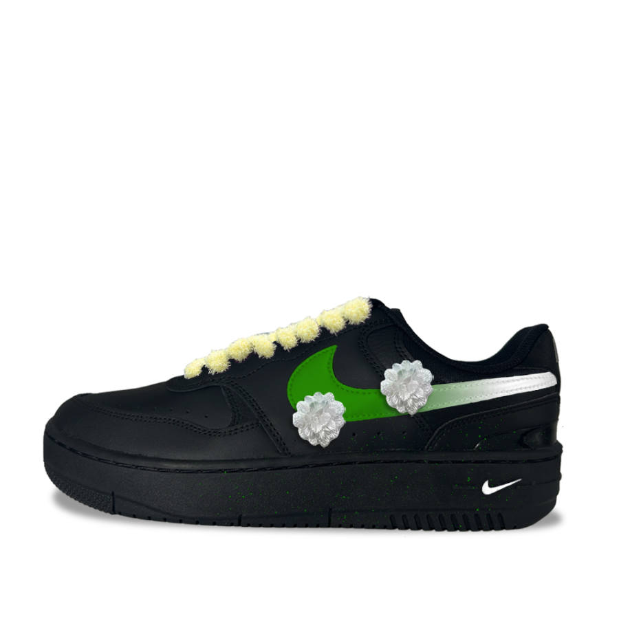 Nike Nike Gamma Force Velvet Flower Whisper Synthetic Leather Low top Skateboard Shoes Women's Black