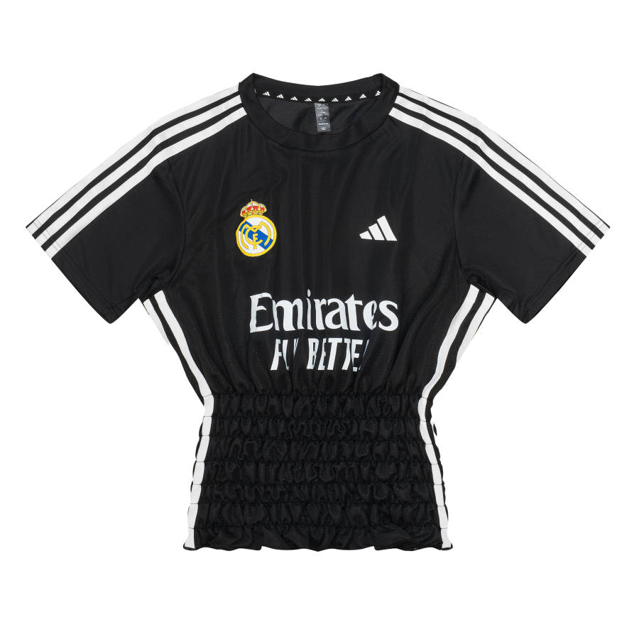 Adidas Adidas T Shirts Women's Black Crew Neck Thin Nipped In Waist