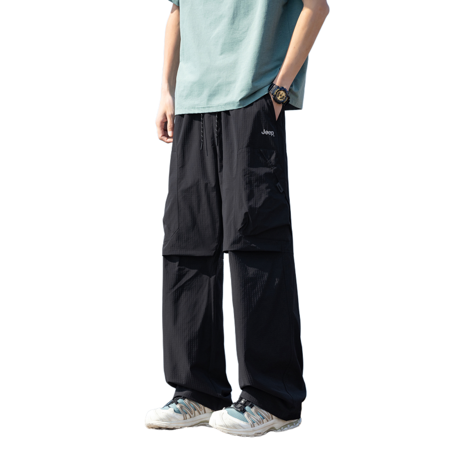 Jeep Outdoor Casual Windbreaker Pants Unisex