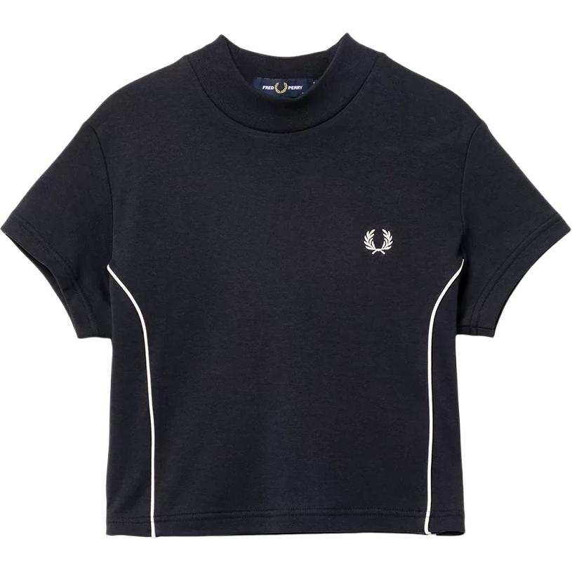 FRED PERRY T Shirts Women's Marine Blue NYX Crew Neck