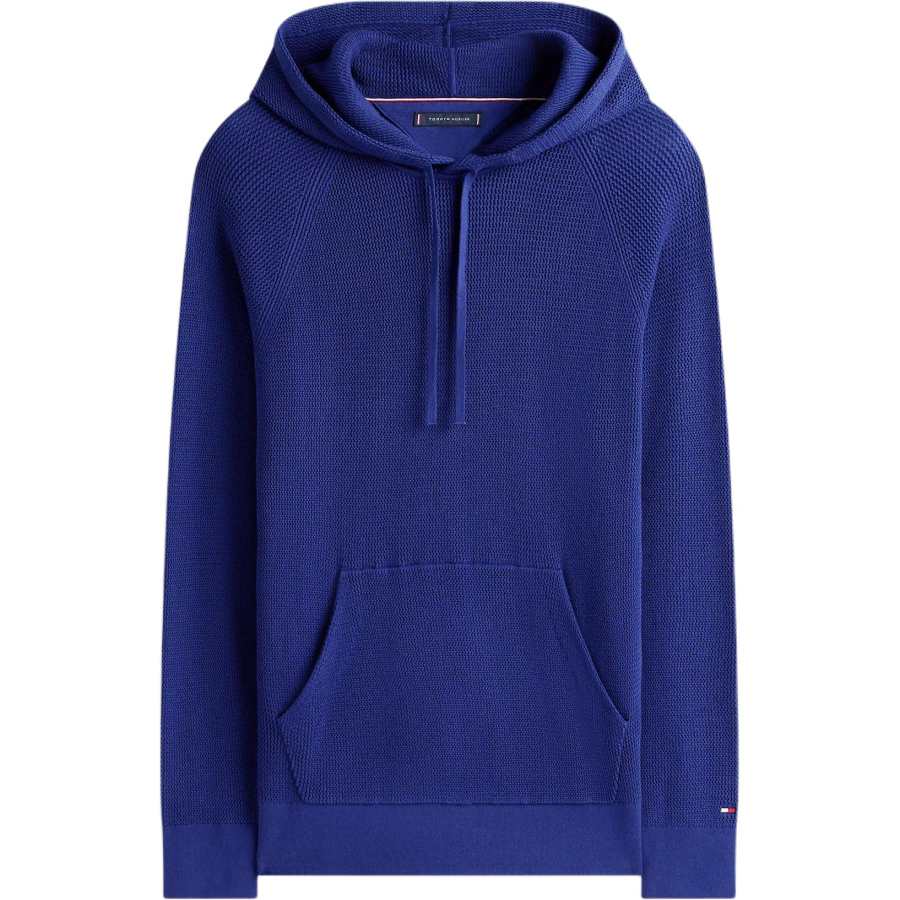 Tommy Hilfiger Sweaters Men's Blue Hooded Moderate