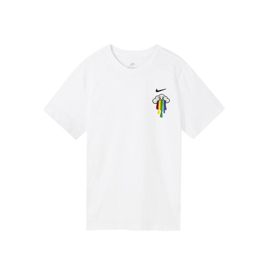 Nike Nike Sportswear T Shirts Unisex White Crew Neck Moderate Straight Fit