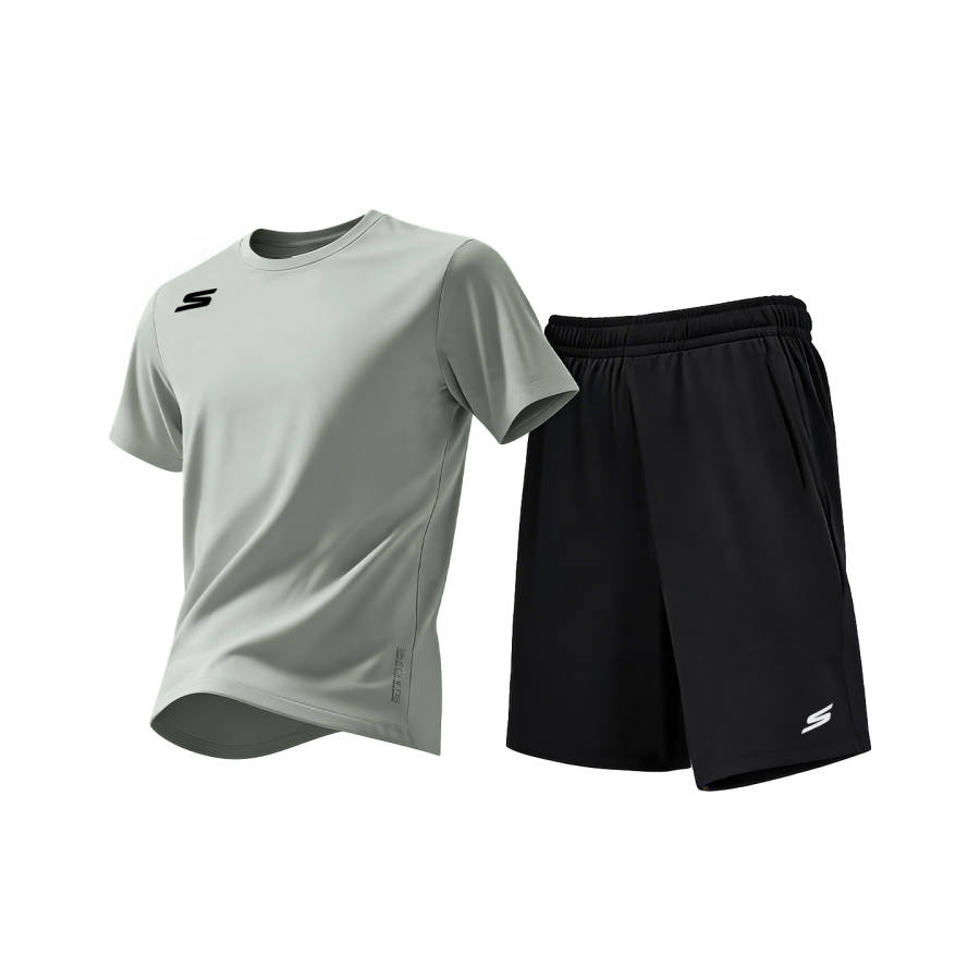 Skechers Sports Suit Men's Shadow Black+Carbon Black