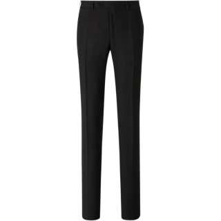 Canali Suit Pants Men's Black Moderate