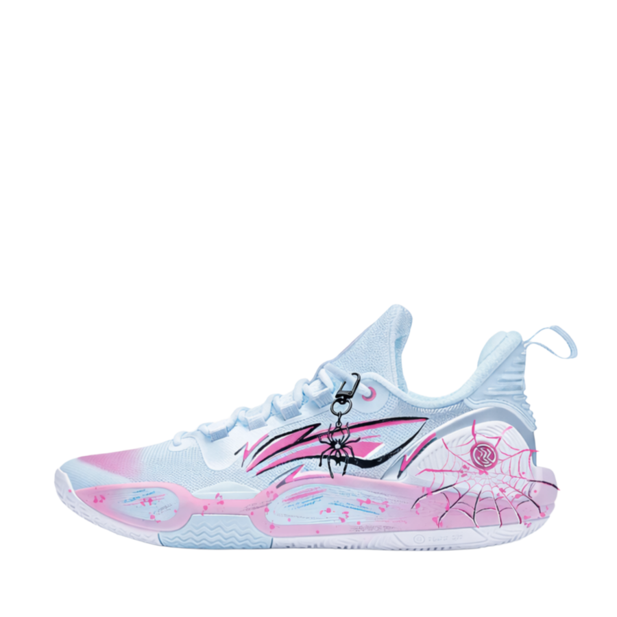 Li-Ning Li Ning Speed 9 Ice Spider Phantom, Hand Drawn, Graffiti Cushioning Grip Abrasion Resistant Slip Resistant Low top