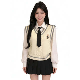 VENICEW Two Piece Skirt Sets Women's Lapel Moderate Short