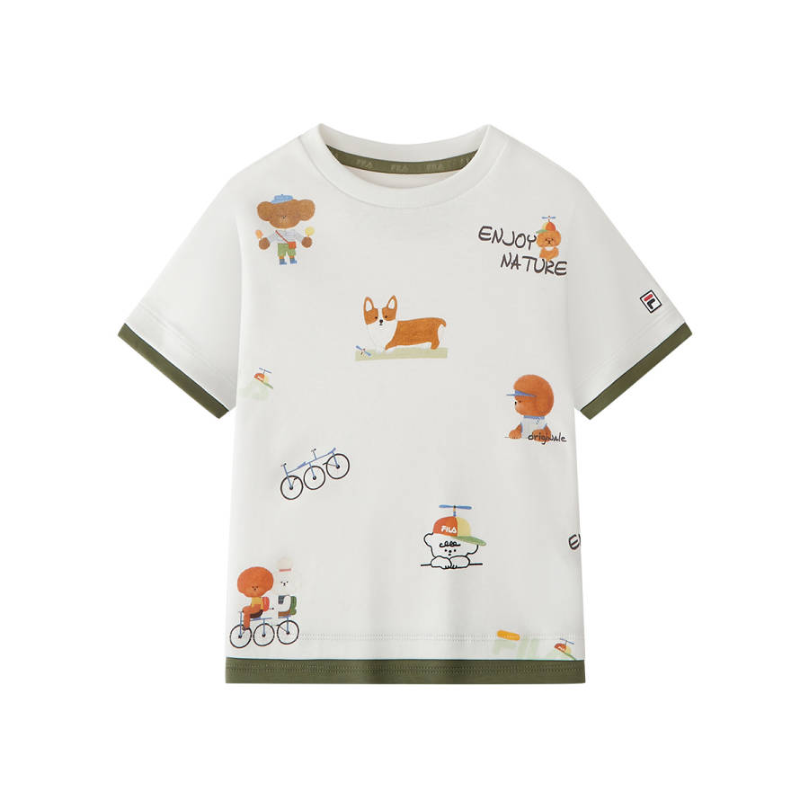 FILA KIDS T Shirt All Over Print Kids'