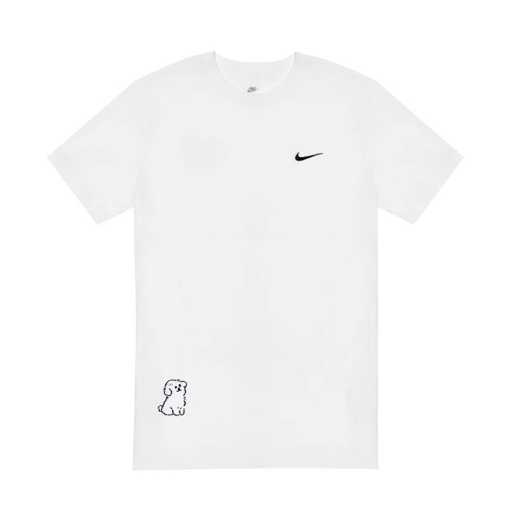 Nike Nike Sportswear T Shirts Unisex White Crew Neck Moderate Straight Fit