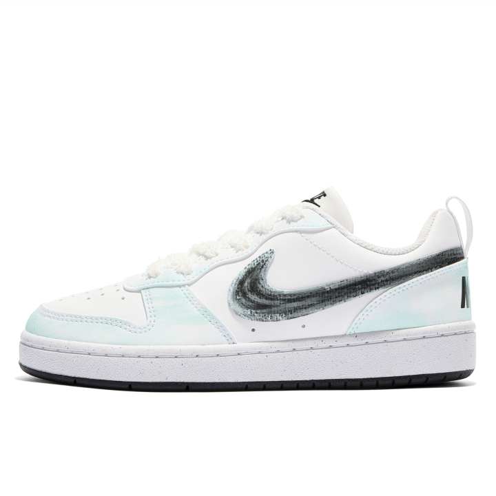 Nike Nike Court Borough Spring Water, Shopping Bag Height Increasing Lightweight Breathable Low top Skateboard Shoes Women's