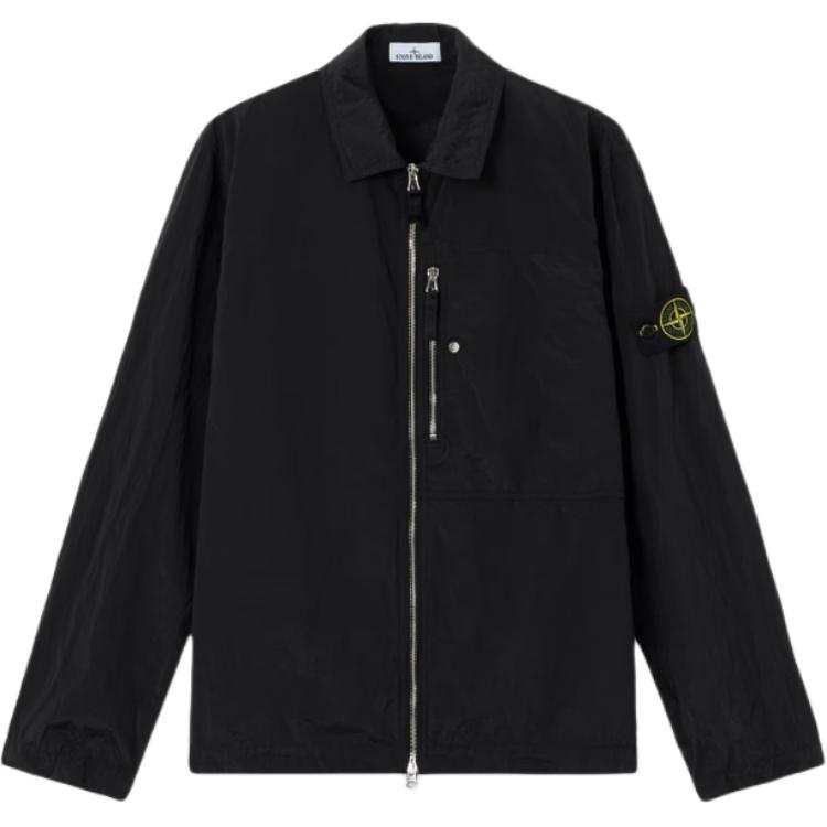 STONE ISLAND Stone Island Zip-Up Regular-Fit Overshirt