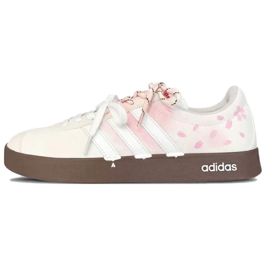 Adidas Adidas VL COURT 2.0 German Army Trainers, Cherry Blossom Boba Abrasion Resistant Low top Vintage T Trainers Unisex