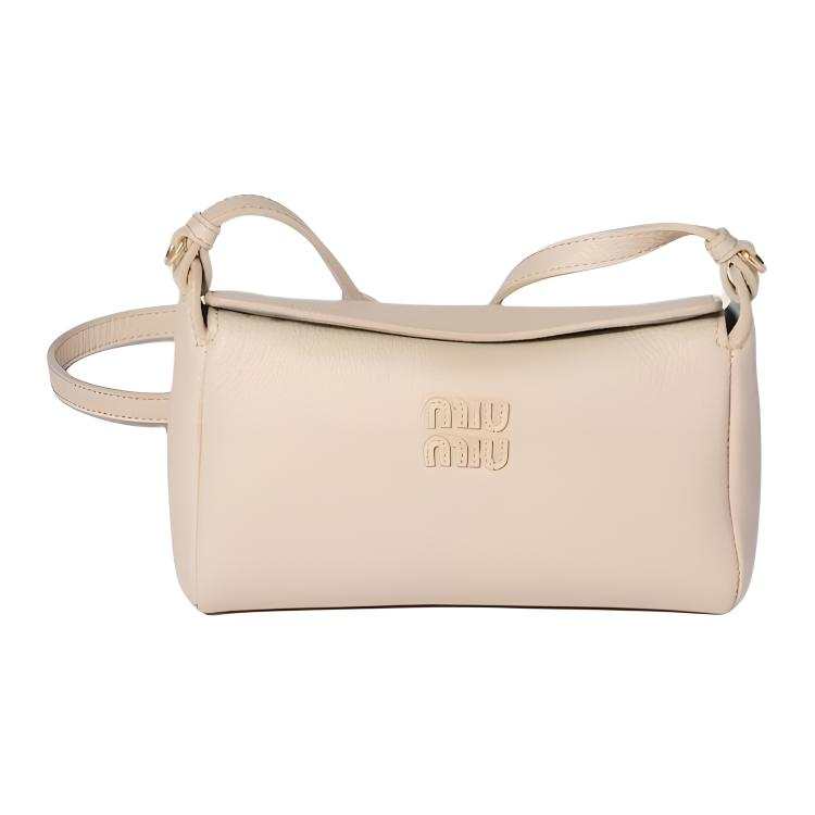 MIU MIU Calfskin Crossbody Bag, Shoulder Bag Women's Periwinkle