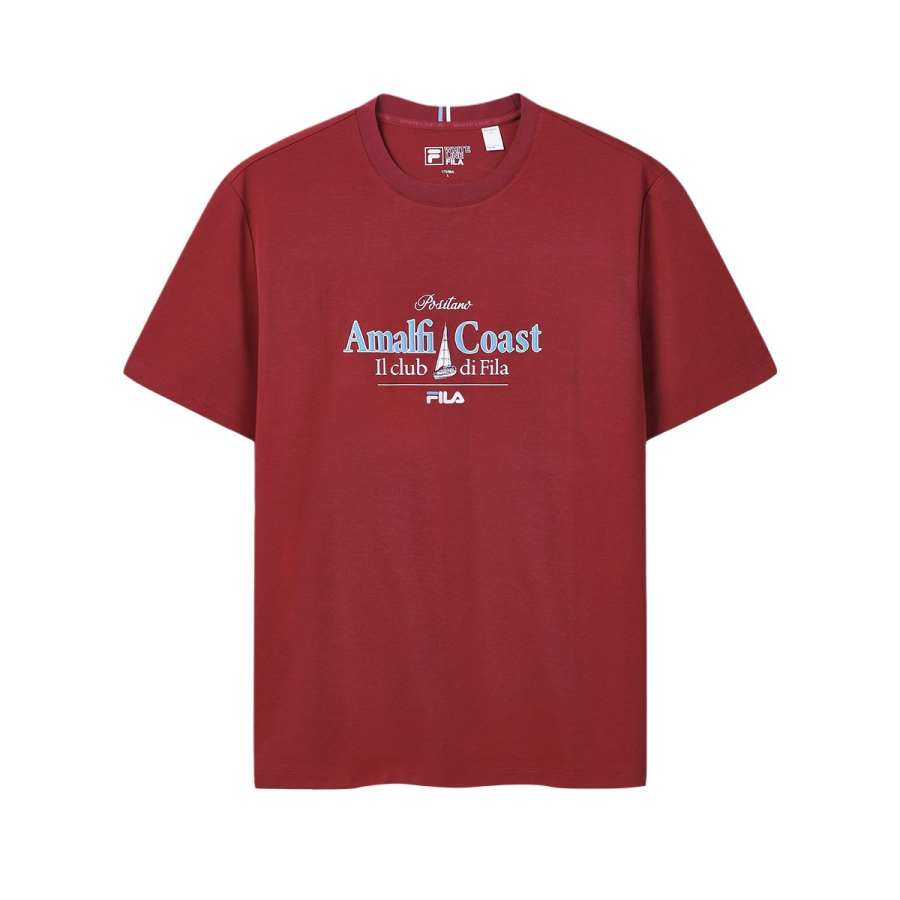FILA Heritage T Shirt Men's Rosemary Red