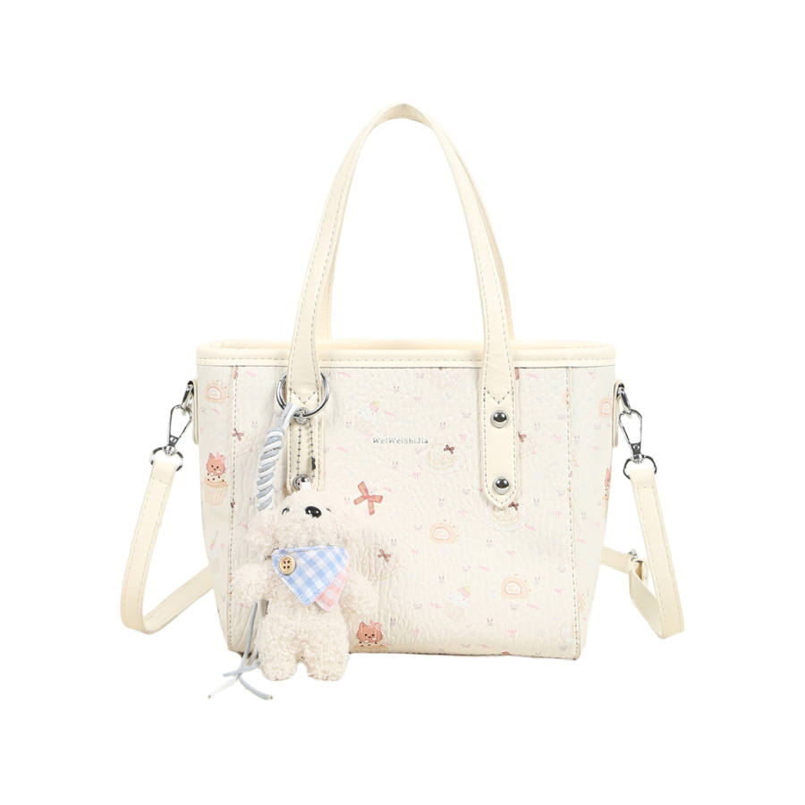 YALU Pu Handbag Regular Women's Beige/Blue/Pink