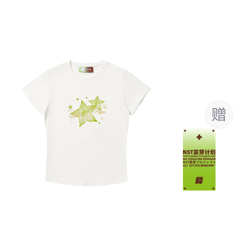 NSTNEW START Set in Sleeve T Shirt Women's