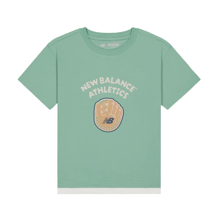 New Balance New Balance Kids T Shirts Crew Neck Moderate