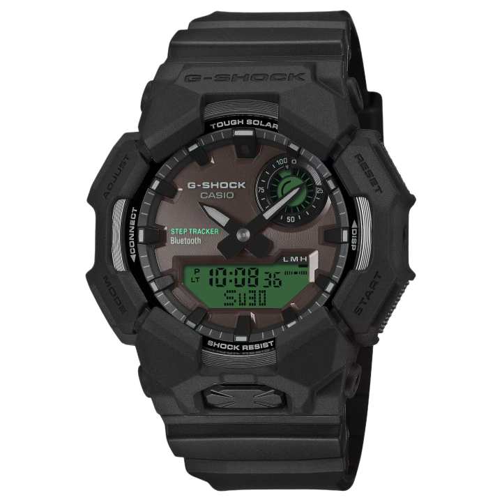 CASIO CASIO GA B010 Solar Quartz Movement Resin Strap Watch Men's Watches Coffee Watch Dial