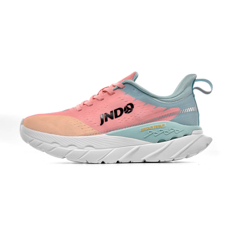 JNDO Abrasion Resistant Slip Resistant Low top Sports Running Shoes Women's Pink
