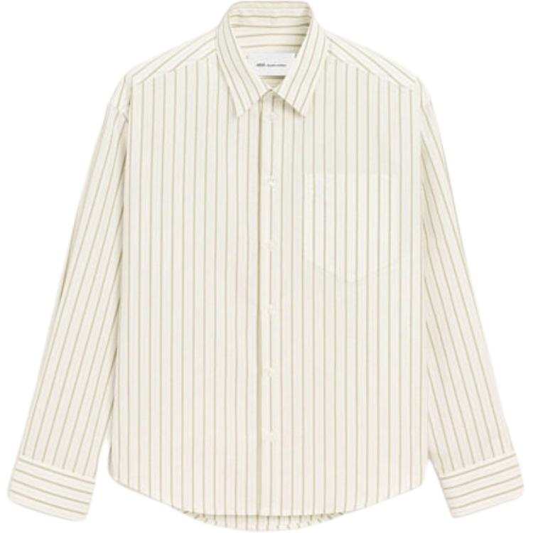 Amiparis Ami De Coeur Striped Boxy Shirt