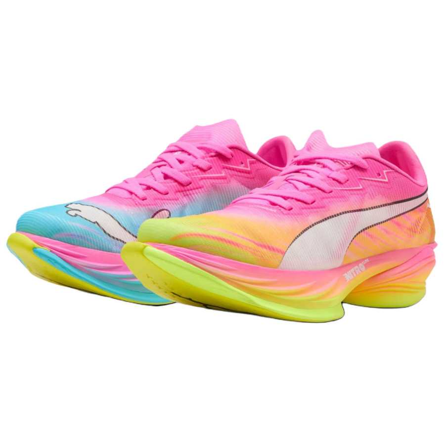 PUMA FAST R NITRO Elite 3 Rebound Running Shoes Women's Pink Blue