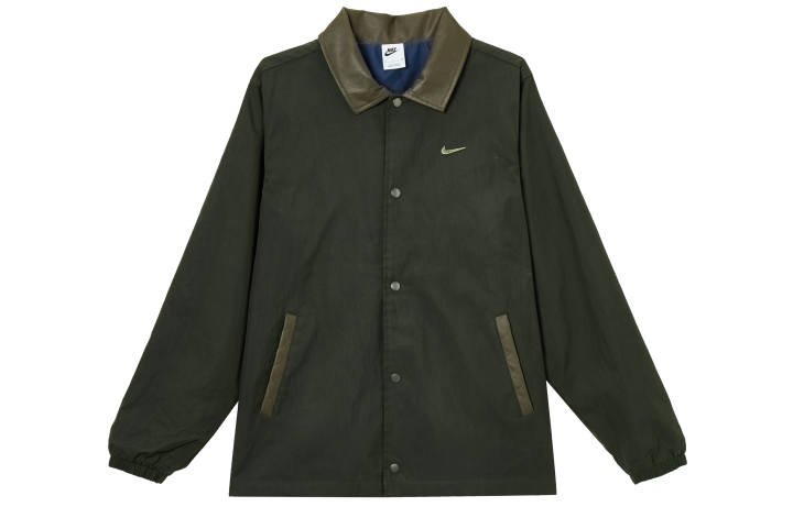 Nike Nike Sportswear Jackets Men's Army Khaki Pants Lapel Moderate Instructor