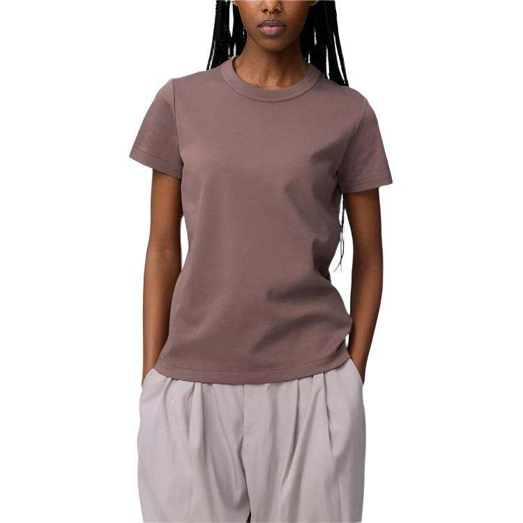 UNIQLO T Shirts Women's Chestnut Crew Neck