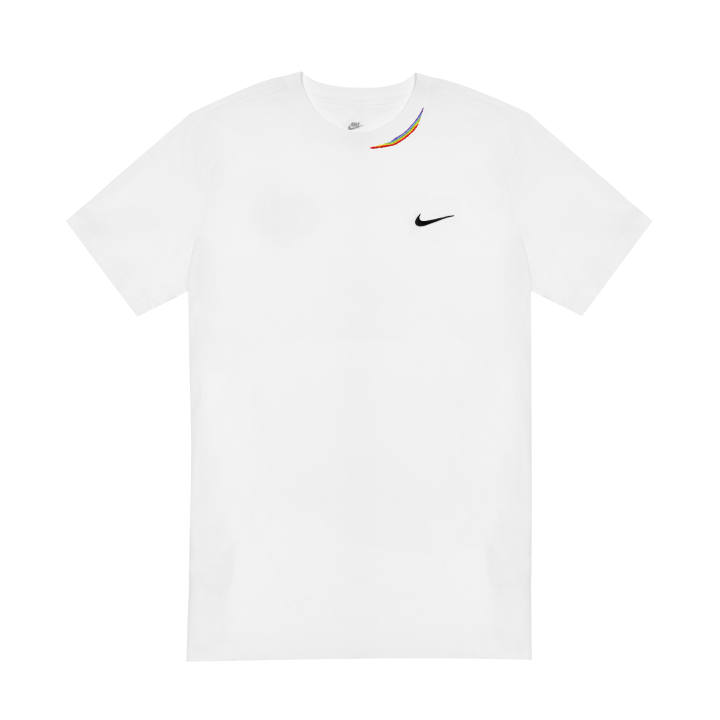 Nike Nike Sportswear T Shirts Unisex White Crew Neck Moderate Straight Fit