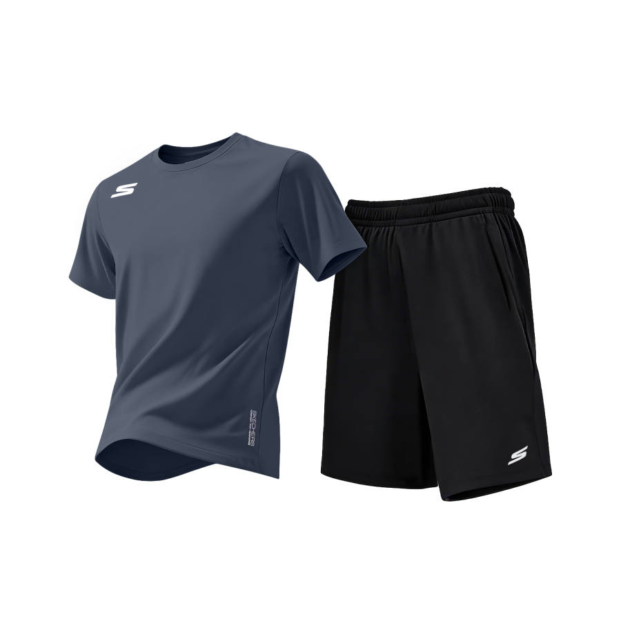Skechers Sports Suit Men's Odyssey Gray+Carbon Black