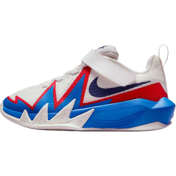 Nike Nike ST Dynamite Breathable Low top Children's Basketball Shoes White Blue Kids'