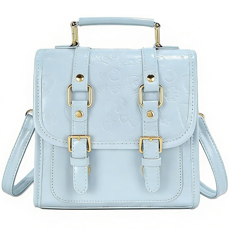 Tonlion Pu Backpack Women's Blue
