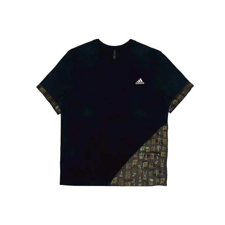 Adidas Adidas T Shirts Unisex Black Crew Neck Moderate