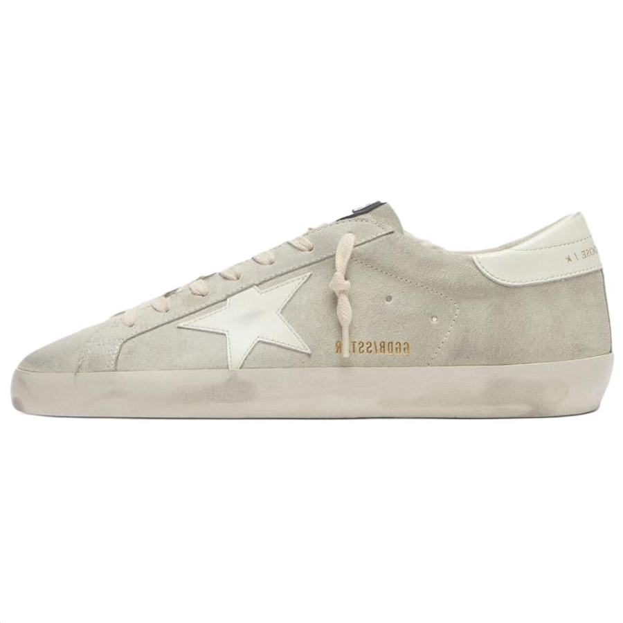 Golden Goose Super Star Low top Skateboard Shoes Women's Light Gray