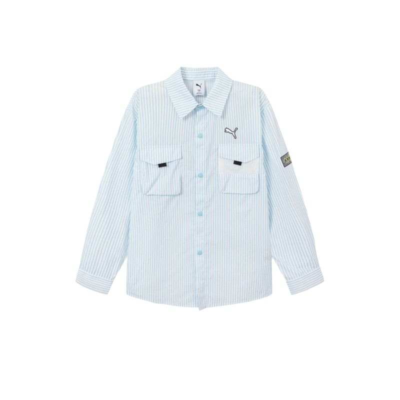 PUMA PUMA Kids Casual Shirts Lapel Thin
