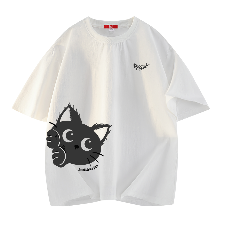 MIIOW T Shirts Unisex Crew Neck Thin Straight Fit