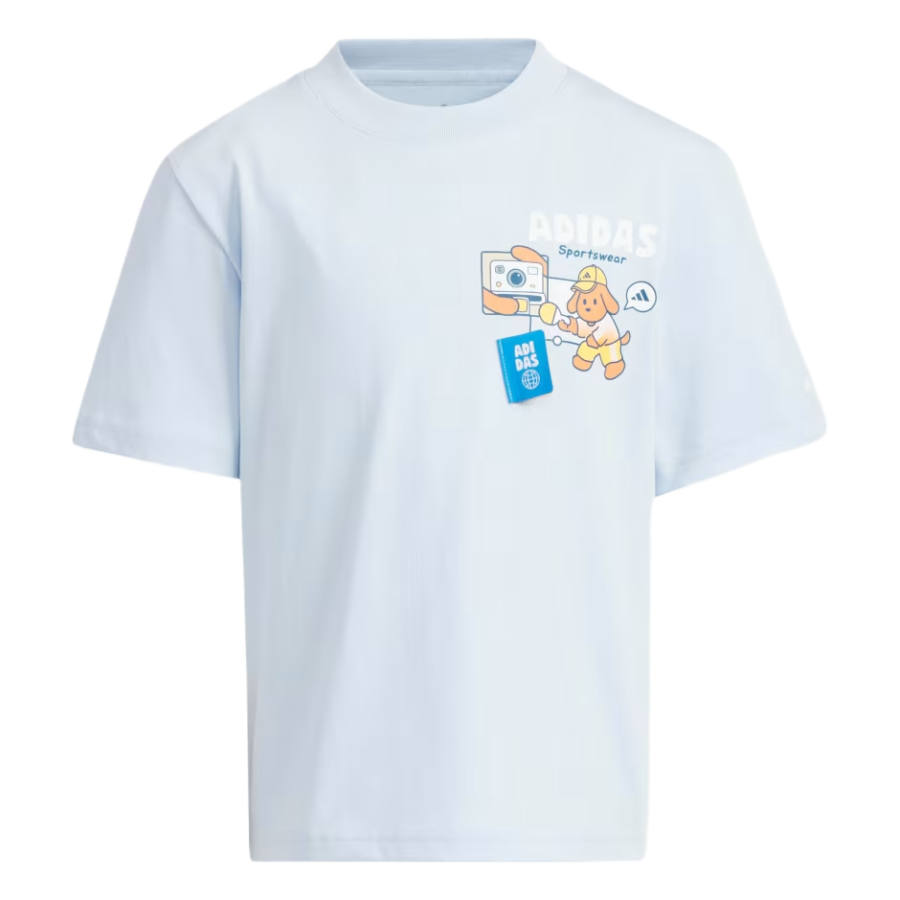 Adidas Adidas Kids T Shirts Crew Neck Moderate
